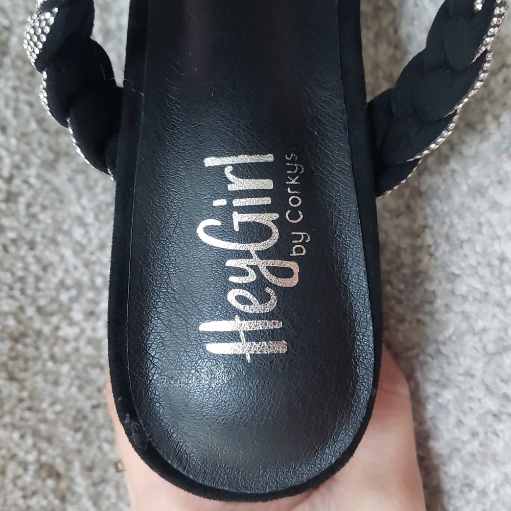 French kiss in black Heels  nib corkys Size 9 - Picture 8 of 11